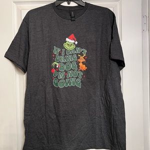 Grinch & Dog Christmas tee.  New never worn.